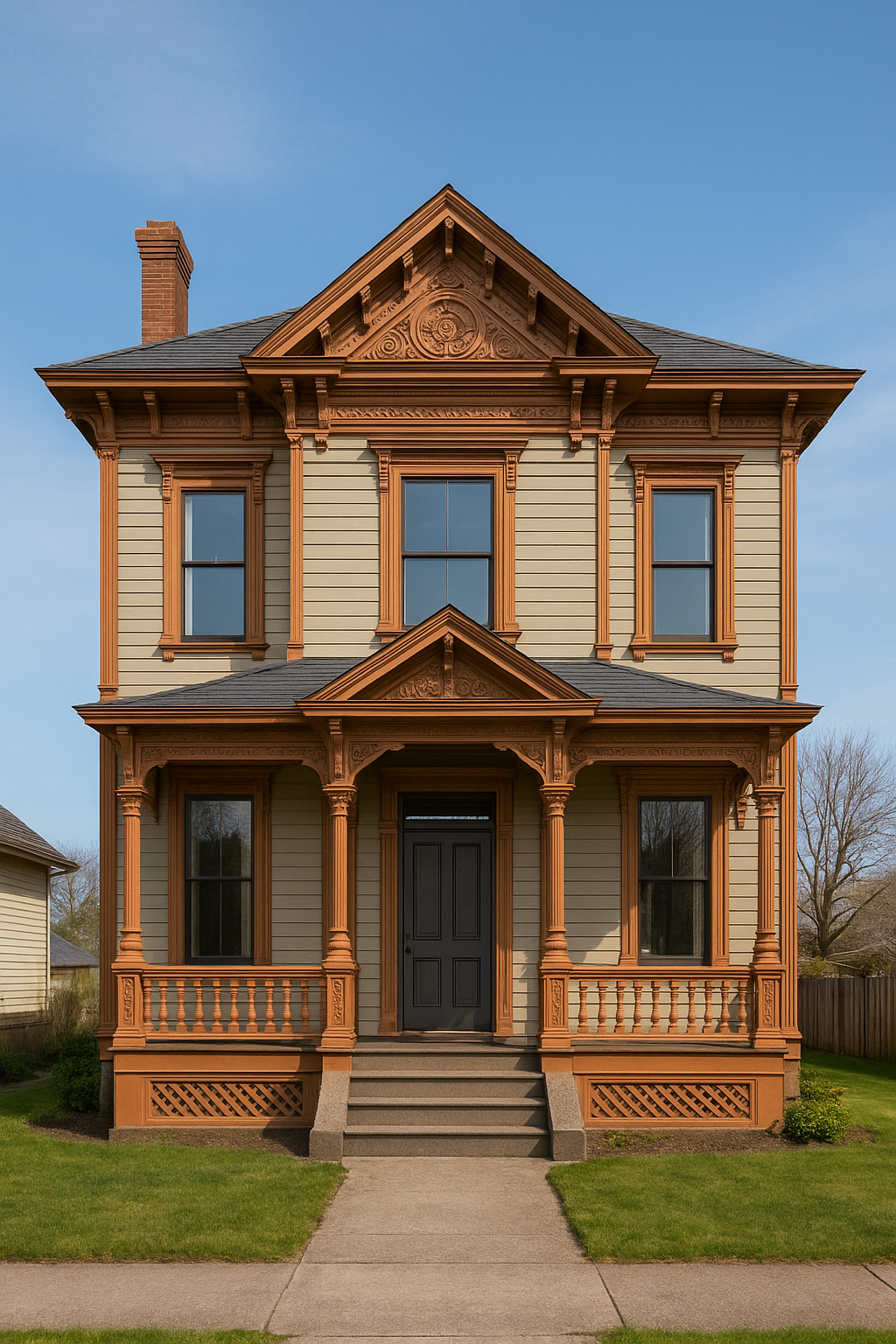 Millwork in Renovations Home with Decorative Trim